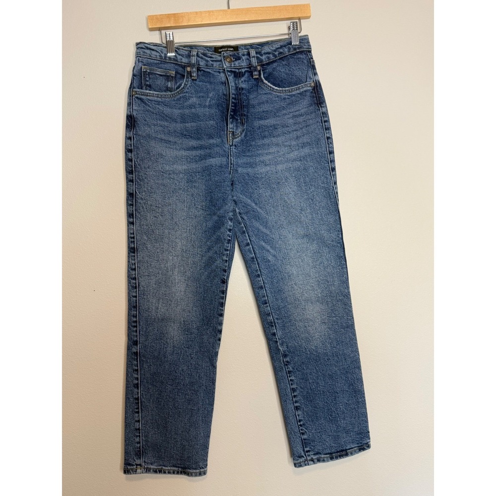 Earnest Sewn Jessica Wash Raleight Hi-Rise Slim Straight Jeans  Sz 28